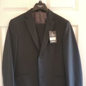 Black Pinstripe Suit